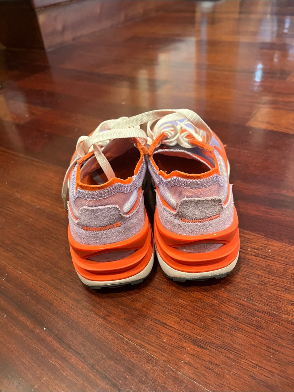 Nike Women's Orange & Lavender Waffle Mesh Trainers - Picture 3 of 6